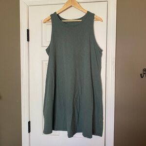Universal Thread Sleeveless A-Line Dress in Sage Green